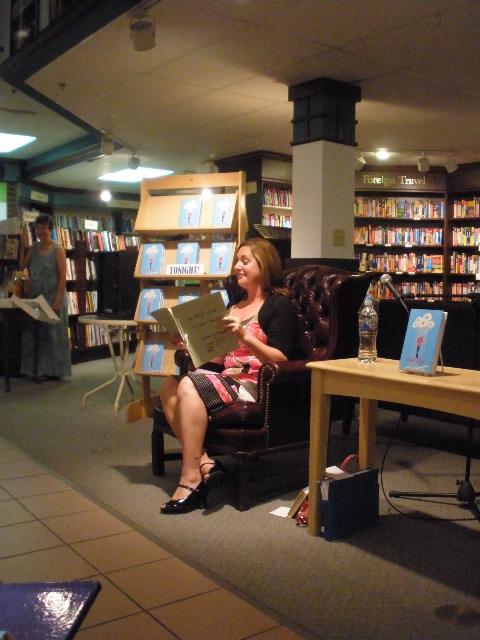 Lara reads from one of her earlier works, The Tick-Tock Bunny