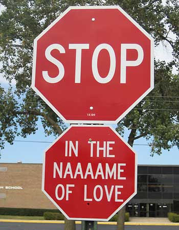 stop in the name of love