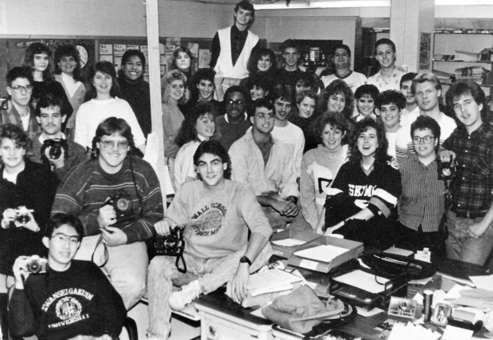 This was our newspaper staff at Central Michigan LIFE. They were like family to me.