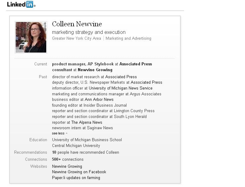 Add a photo and fill in your work details on LinkedIn